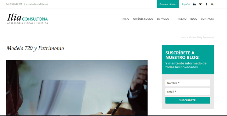 Modelo 720 y Patrimonio