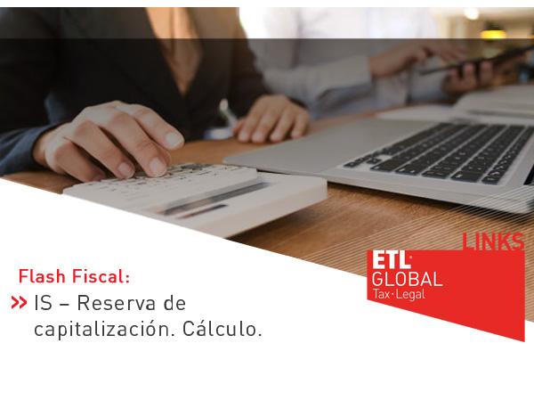 IS – Reserva de capitalización. Cálculo.