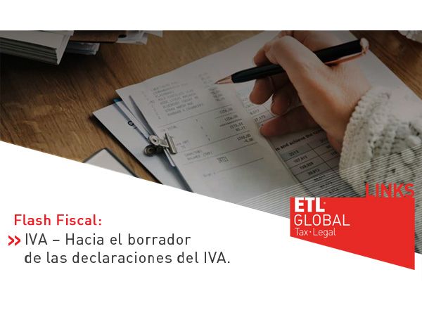 IVA – Hacia el borrador de las declaraciones del IVA