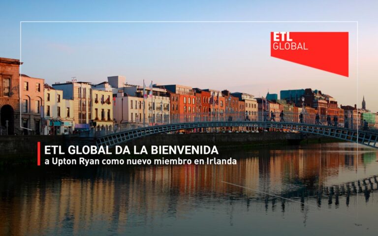 ETL GLOBAL da la bienvenida a Upton Ryan como nuevo miembro en Irlanda